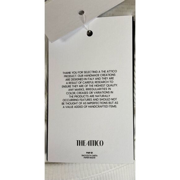 The Attico Eyelet-Embellished Ribbed-knit Tank Top NWT Size 42/ US 4-6 - Picture 12 of 12